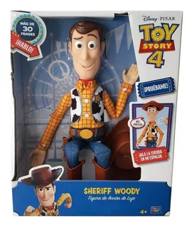 Muñeco Disney Pixar Toy Story 4 - Sheriff Woody Habla