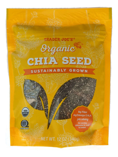 Semilla De Chia Organica Trader Joe's