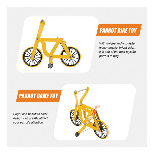 Divertido Juguete Para Bicicleta Con Forma De Loro, Juguete