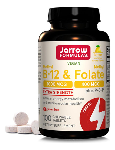 Vitamina B-12  Metil Jarrow Formulas 100 Capsulas