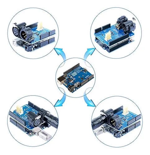 El Conjunto De Chips Cqrobot Dmx Shield Max485 Para Arduino