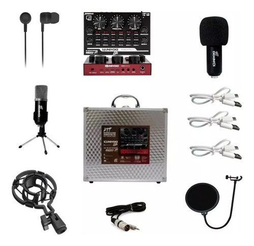 Kit Interface De Audio Soundvoice Lite Soundcast Kt-300