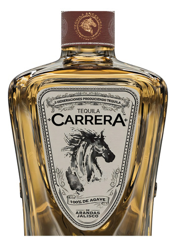 Pack De 4 Tequila Carrera Añejo 750 Ml