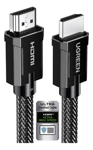 Cable Hdmi V2.1 8k 48gbps 60hz Hdr Earc Dolby Ps5 Ugreen 3m