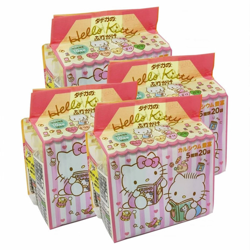 X4 Tempero P/ Arroz Furikake Da Hello Ky 48g