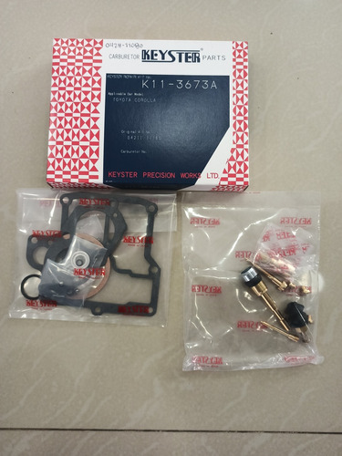 Kit Carburador Toyota Starlet 2e 1.3 Keyster Japon