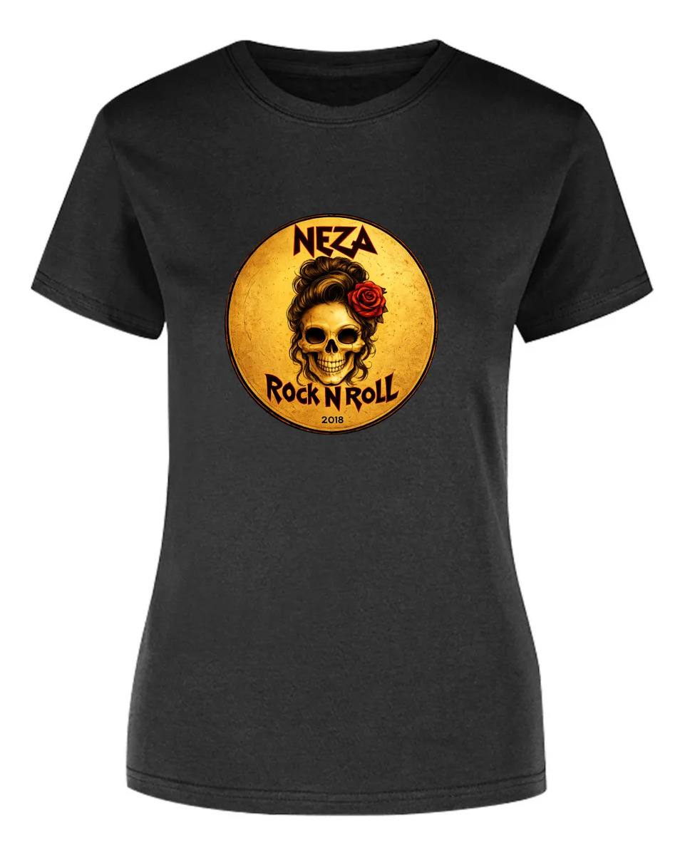 Playera Nezarock  Logo Original Mujer — 3