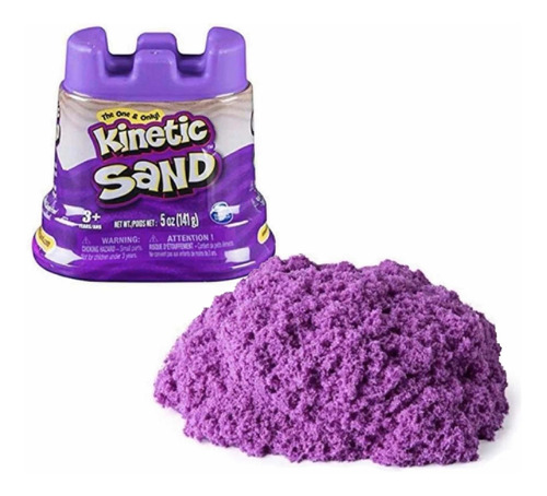 Kinetic Sand Spin Master Arena Mágica Morada 141 G (5 Oz)