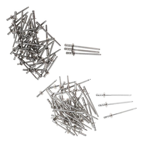 Remaches Ciegos De Extremo Abierto 50pcs 4mm Dia