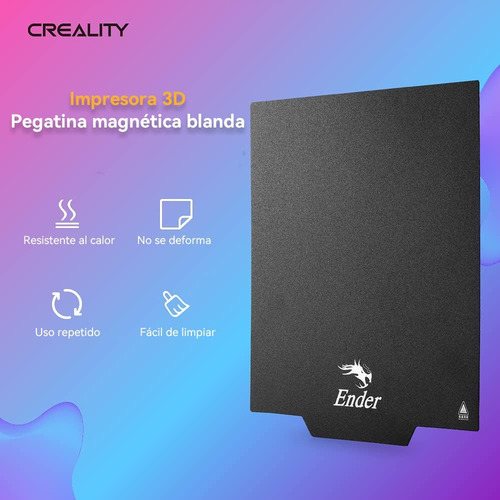 Cama Caliente Flexible Magnética Para Creality Ender 3 Y Pro