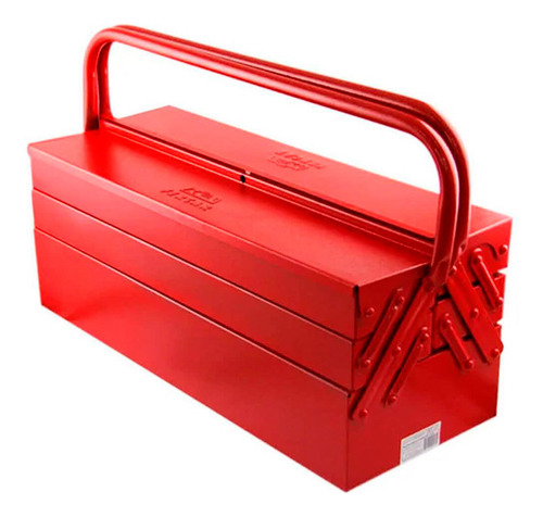 Caixa Sanfonada C/05 Gavetas Vermelho Fercar 07 Vermelho