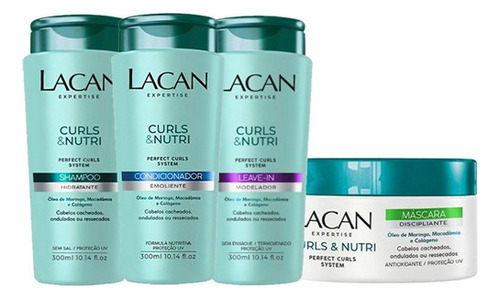 Lacan Kit Curls & Nutri Completo Leave-in Modelador