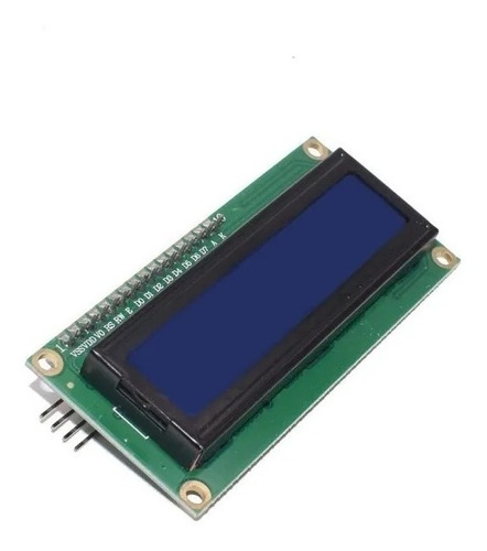Display Lcd 16x2 Interface I2c Hd44780 Arduino Fondo Azul 