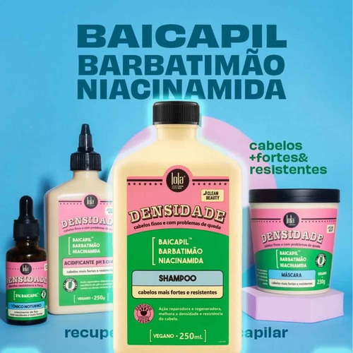 Shampoo Densidade 250ml - Lola Cosmetics