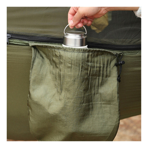 - Hamaca De Camping Con Mosquitera Doble Individual 200 Kg