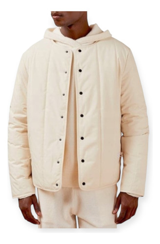 Chaqueta Sin Cuello Para Hombre Topman