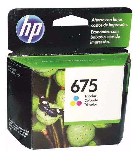 Cartucho Hp 675 Original Color Officejet 4400 4575 K410 K710