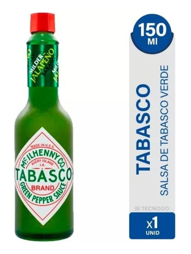 Salsa Picante ( Suave ) Mild - Tabasco - 150ml. Origen Eeuu.