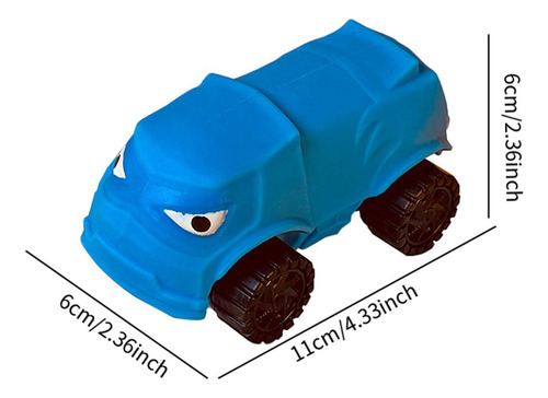 . Coche De Juguete Elástico, Coche De Juguete Que Se Azul