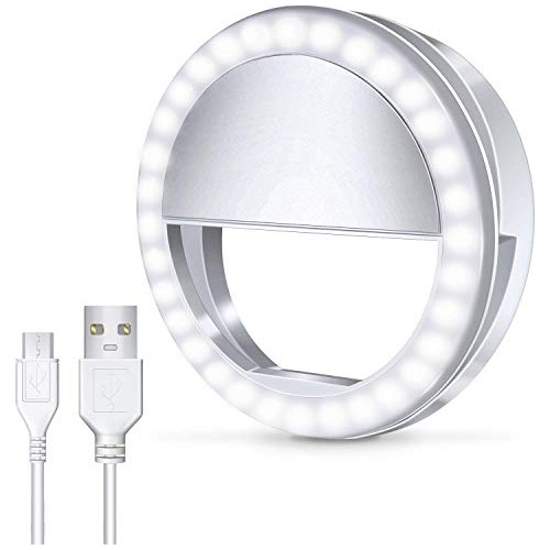 Meifigno Selfie Phone Camera Ring Light Con Rechargable 36 L