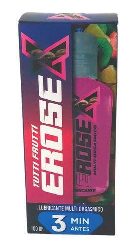 Lubricante Intimo Multi Orgasmico Erosex Tutti Frutti 100ml