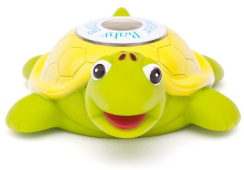 Ozeri Tortuga Flotante Juguete Y Termómetro De Bañera