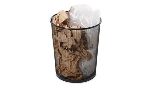 Papelera En Malla 5 Gal Marca Rubbermaid