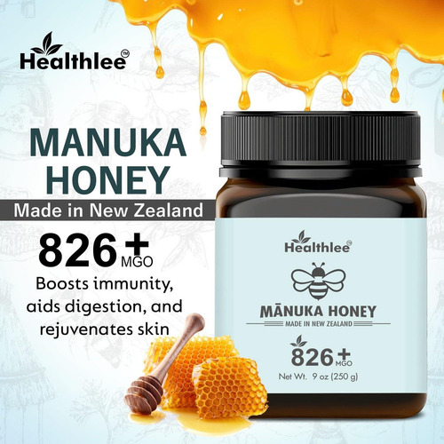 Miel De Manuka Healthlee Umf 20 - 250 G Pura De