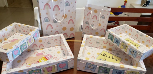 Kit Día Del Niño Bolsitas Y Bandejas Imprimibles