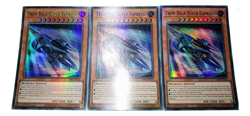 Yu-gi-oh! 3x Trem Bala Super Expresso Lds2-pt121