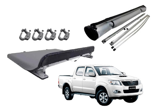 Lona Marítima Cubre Pick Up Ecocuero Hilux Vigo 2009 - 2015