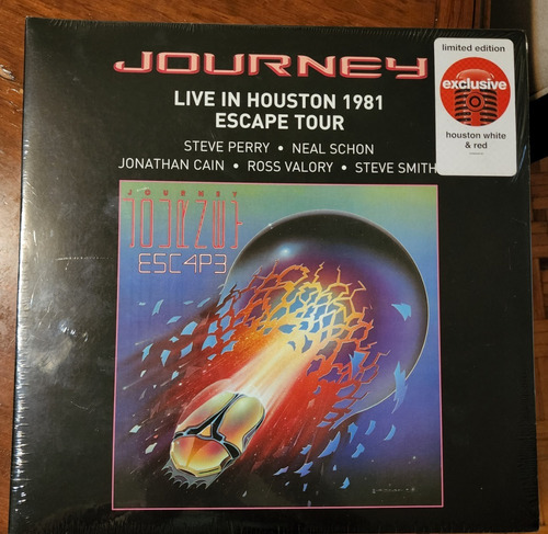 Journey Live In Houston 1981 Escape Tour Lp Vinyl Colores Le