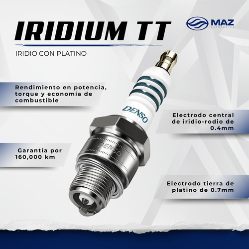 Kit De 10 Bujias Audi S8 2007-2010 5.2 Iridium Tt Denso