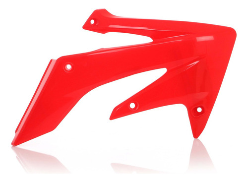 Set De Aletas Radiador Rojo Honda Crf 250 R 2004 Cafe Race