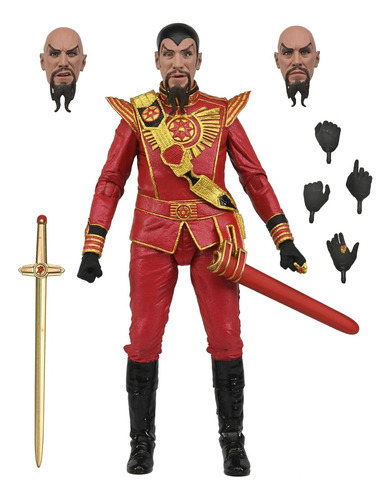 Neca King Features Flash Gordon Ming Red Military