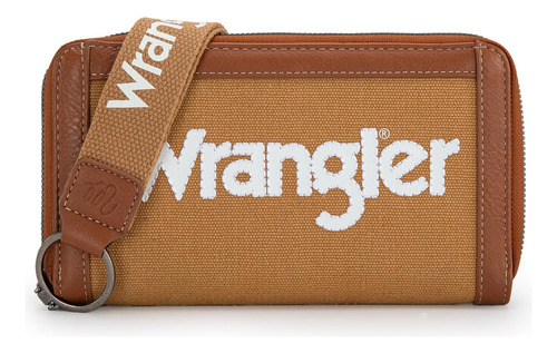 Billetera Wrangler Montana West Importada 100% Original Boho Marron