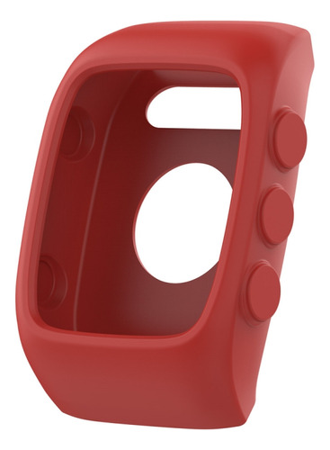 Funda De Reloj De Silicona Para Polar M430, Color Rojo