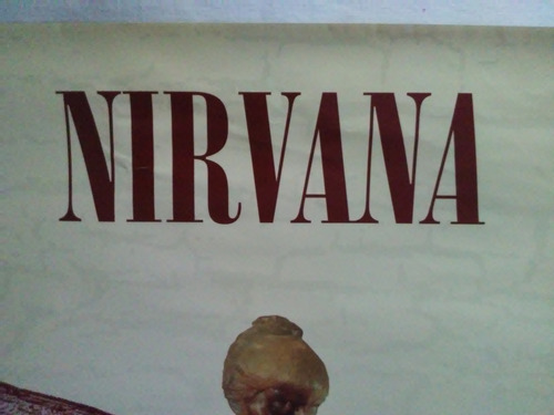 Póster Nirvana In Utero Geffen Records (1993) 62x84 Cm (Usado)