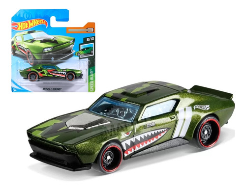 Muscle Bound Speed Blur Hot Wheels 1:64 Miniatura