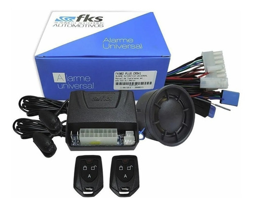 Alarme Fks Fk902 Sb Completo Universal Todos Os Carros 12v