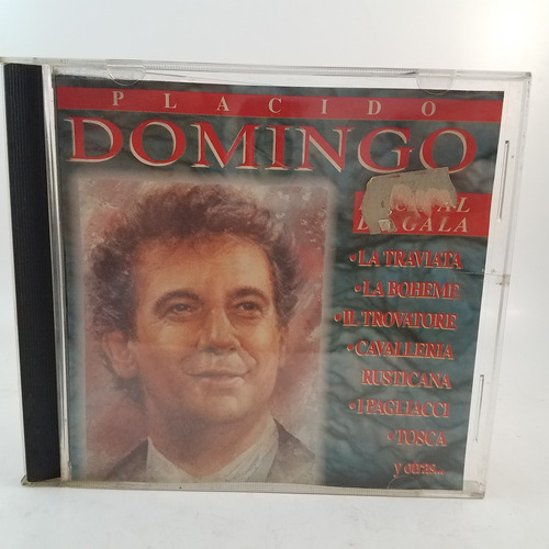 Placido Domingo - Recital De Gala - Cd - Ex