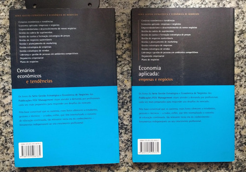 Fgv Gestão Empresarial Coleção 4 Livros: Cenários Econômicos E Tendências, Economia Aplicada: Empresas E Negócios, Gestão Por Competências E Gestão Do Conhecimento & Logística Em Organizações De Saúde (Usado)