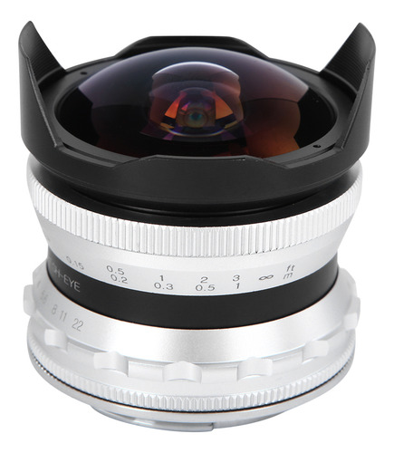Câmera Sem Espelho Fisheye Lens 7,5 Mm F2.8 Otimiza A Imagem