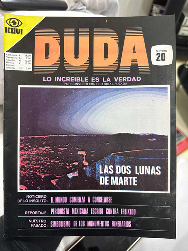 Revista Duda No. 20 - Lo Increíble Es La Verdad