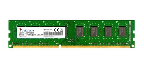 Imagem 2 de 3 de Memória Ram Premier Adata Ddr3l 8gb 1666mhz Para Desktop