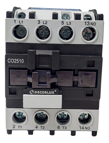 Contator Eletromagnético Tripolar Ac3 25a 220vac Co2510