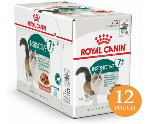 12 X Alimento Gato Senior Pouch Royal Canin 7+ 85gr. Np