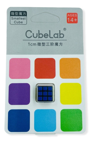 Cubo Mágico 3x3x3 Cube Lab 1 Cm Preto