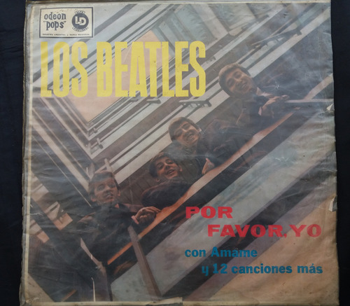 Disco De Vinilo Los Beatles Por Favor, Yo Odeon Pops
