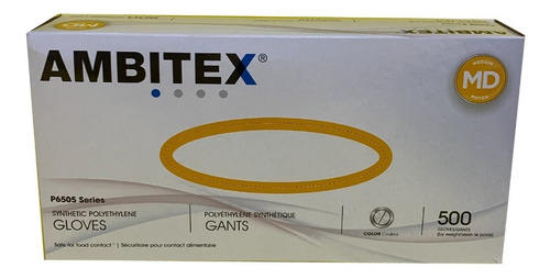 Guantes De Polietileno Transparentes(10 Cajas De 500 Undc/u)